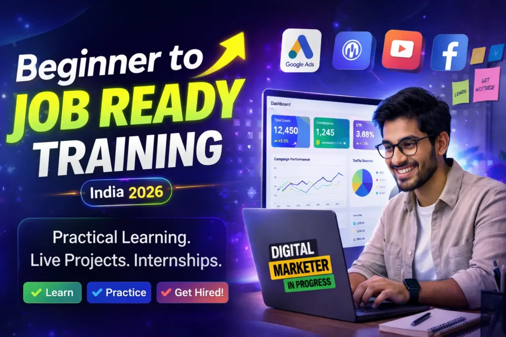 beginner to job ready training India